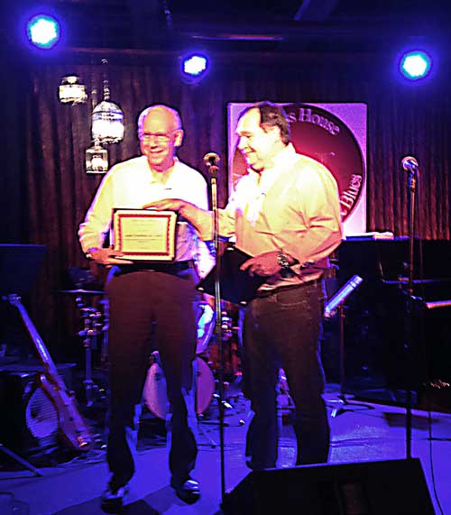 Tom Straus receives Austin Jazz Alliance Award for ATJS